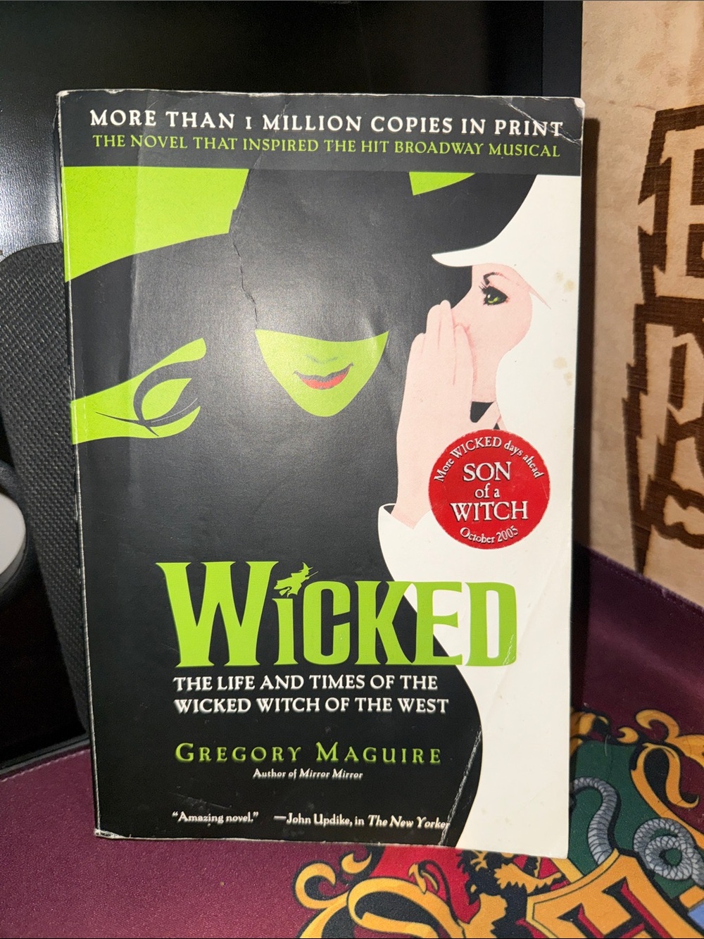 Wicked by Gregory Maguire — Black & Lime Green Cover Paperback